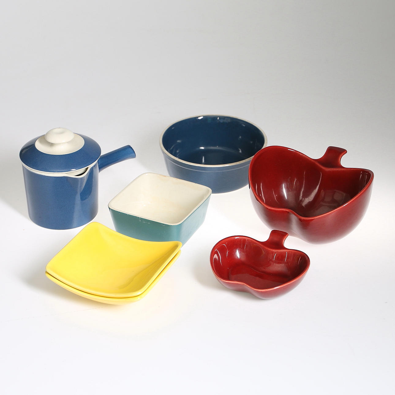 PARTI PORSLIN, 7 delar, Syco, Ekeby, Rörstrand.