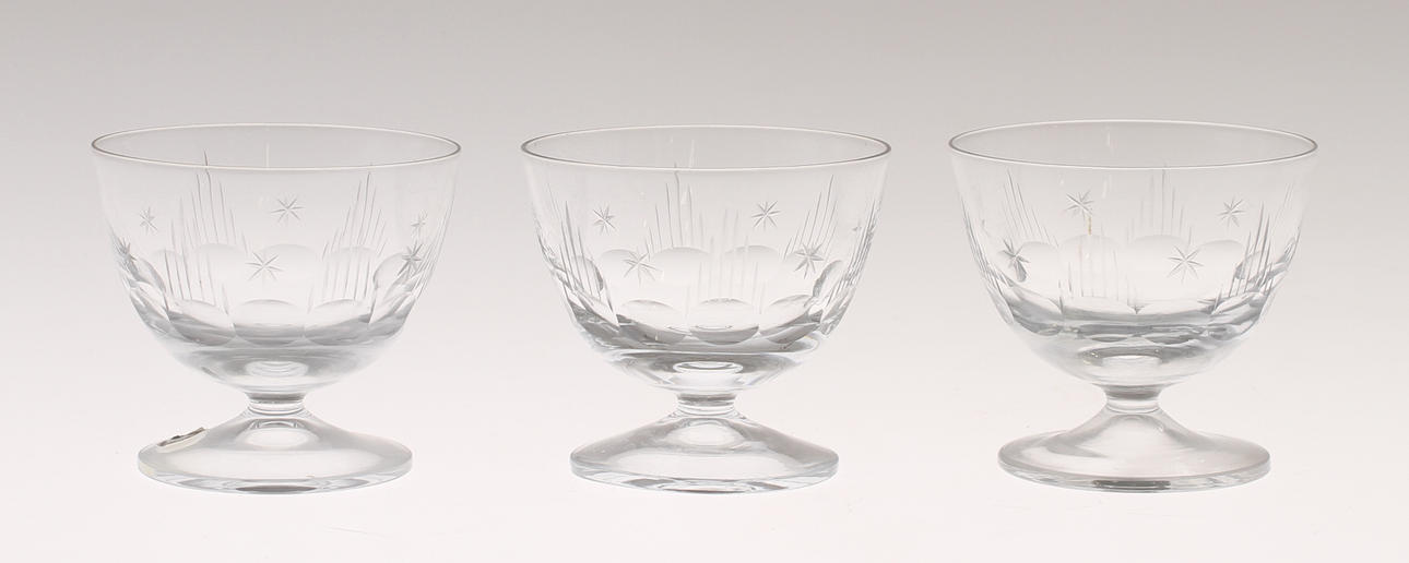 GLASSKUPOR, 10 st, glas.