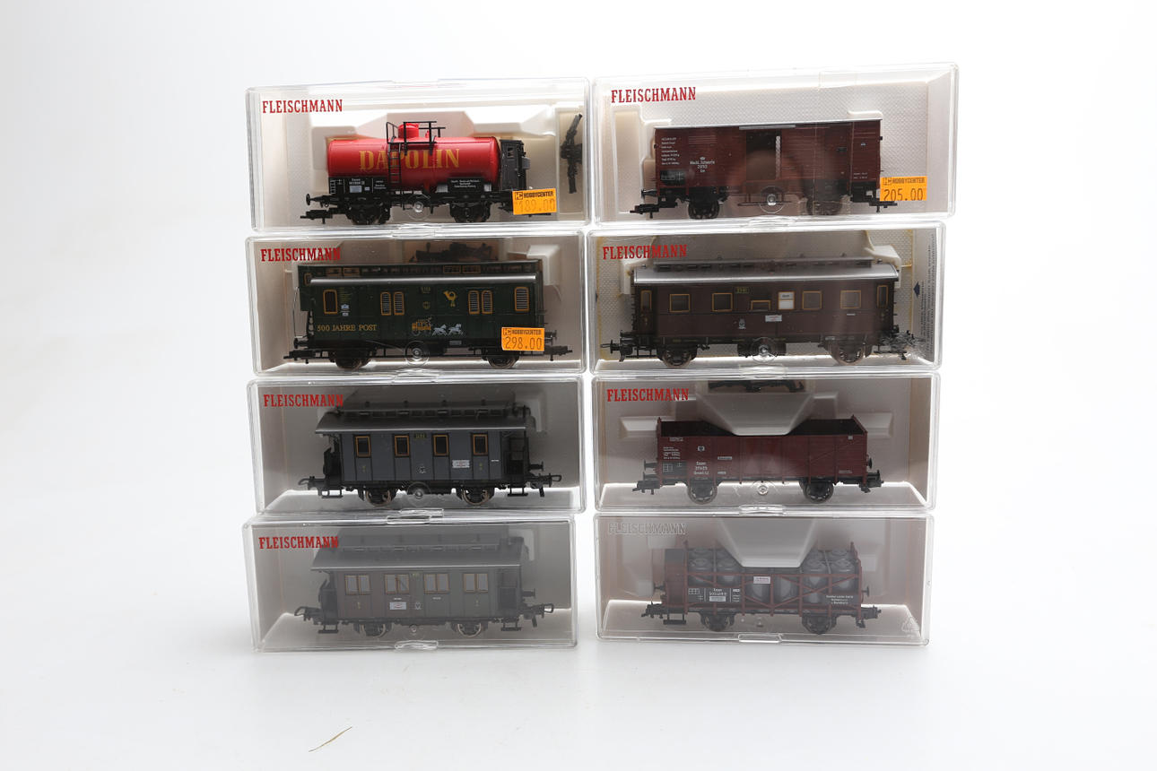 TÅG, Fleischmann, 8 delar, ca 2000.