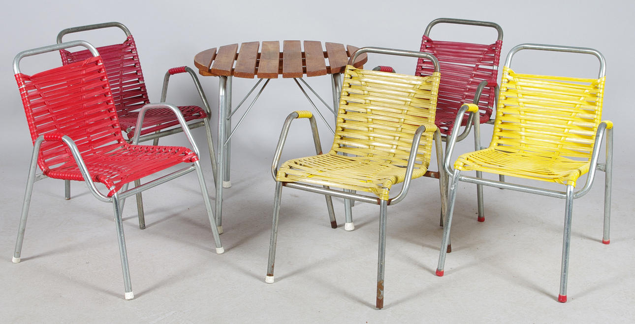 TRÄDGÅRDSGRUPP, barnmodell, 1900-talets mitt.