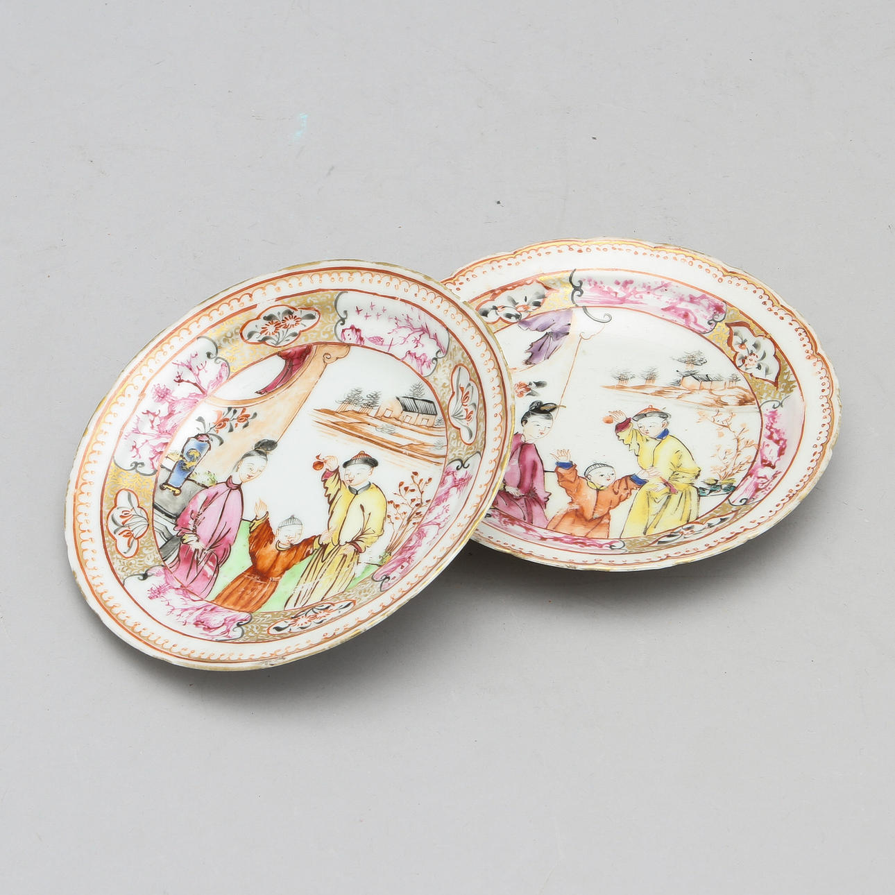 FAT, ett par, porslin, Kina, Qianlong(1736-1795).