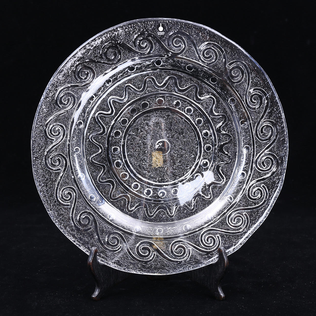 VASES, CANDLE STANDS, BOWL, PLATE, 9 parts, glass, Pukeberg etc. Glass ...