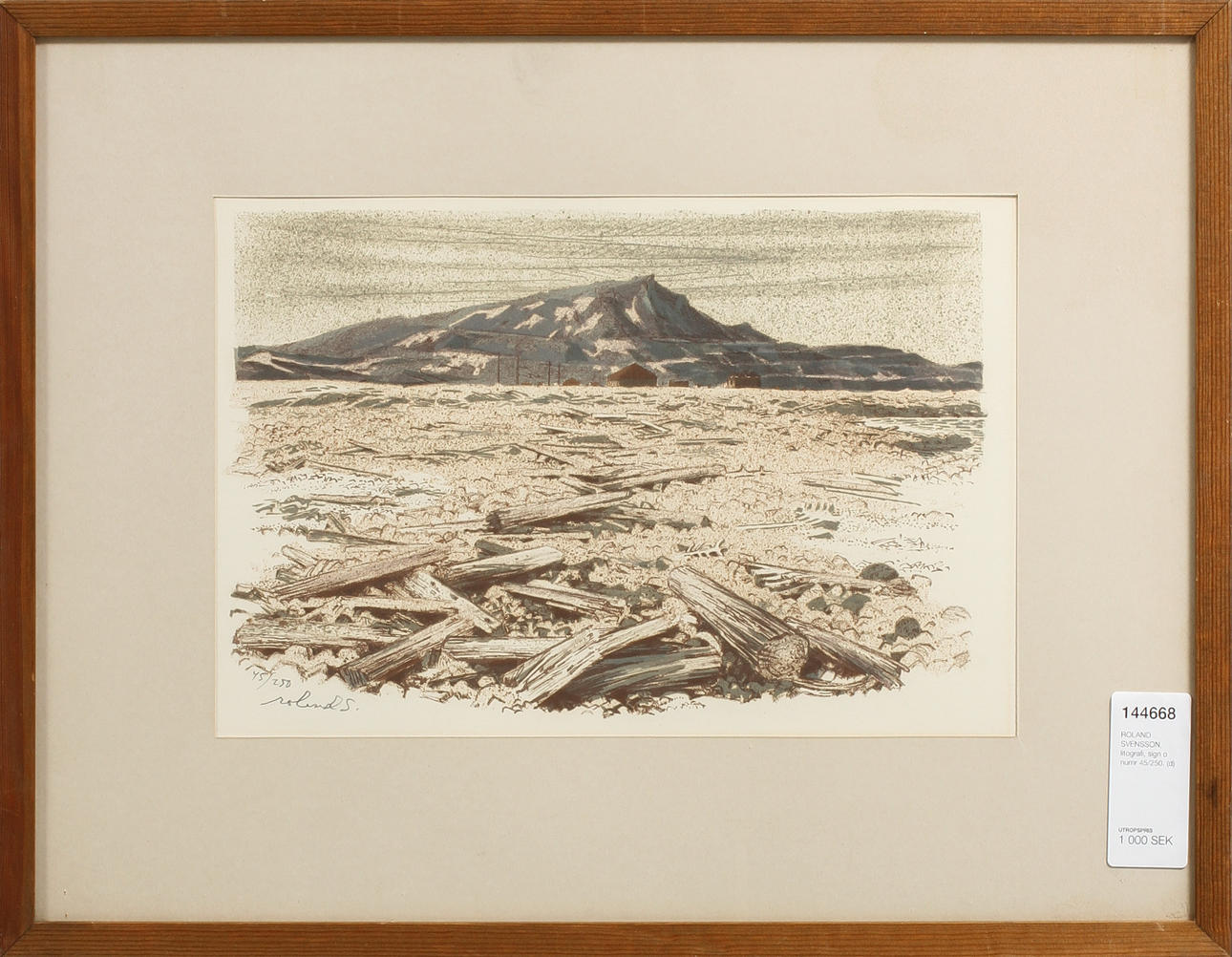 ROLAND SVENSSON, litografi, sign o numr 45/250.