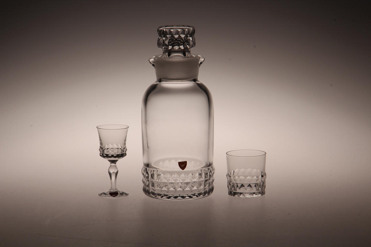 GLASSERVIS, 24 delar, "Silvia", Ingeborg Lundin, Orrefors.