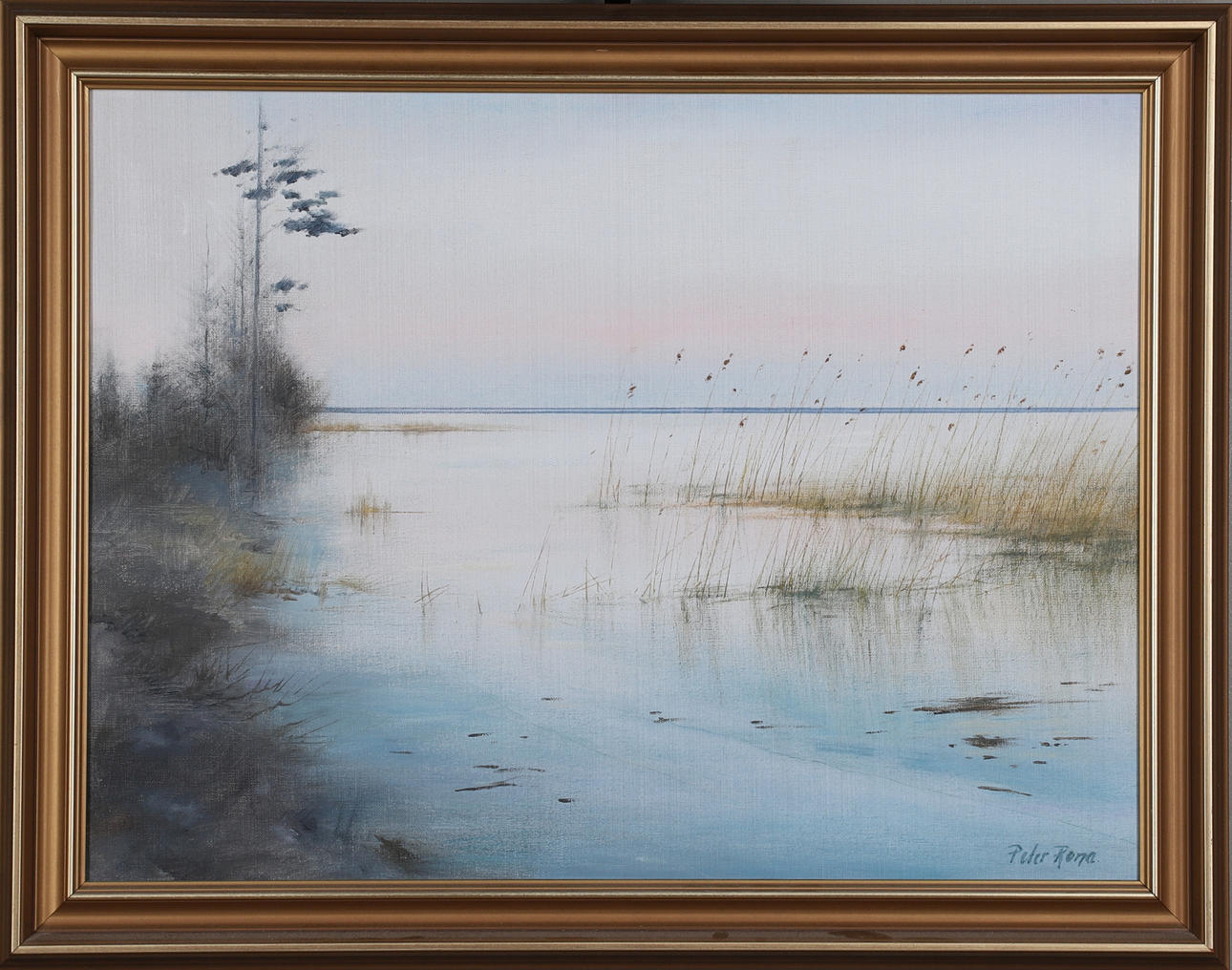 PETER RONA. oil on canvas, signed.