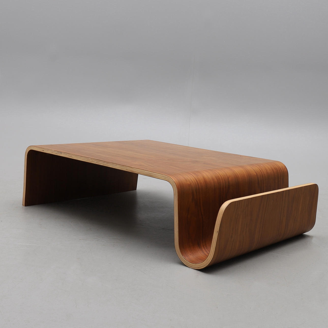 ERIC PFEIFFER. Coffee table, "SCANDO", Offi, molded wood.
