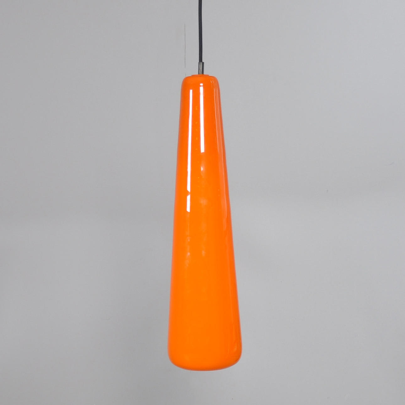 60s glass ceiling lamp.