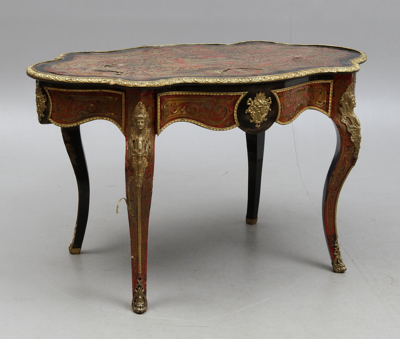 SKRIVBORD, boullearbete, Frankrike, 1800-tal.