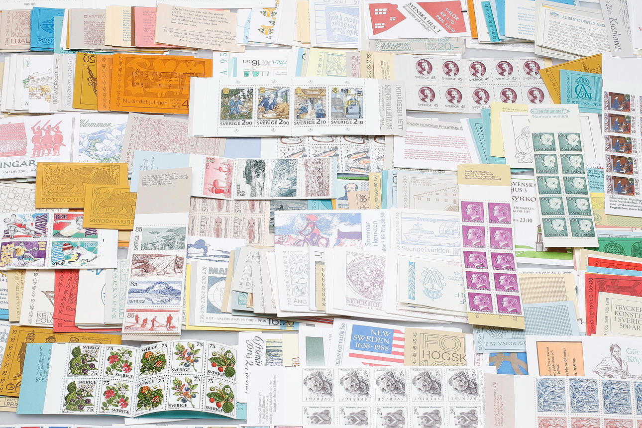 FRIMÄRKEN, postfriska och rabatt.