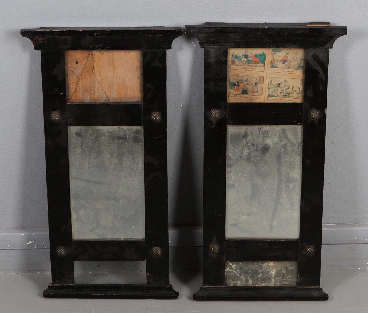 SPEGLAR, 1 par, empirestil, omkring 1900.