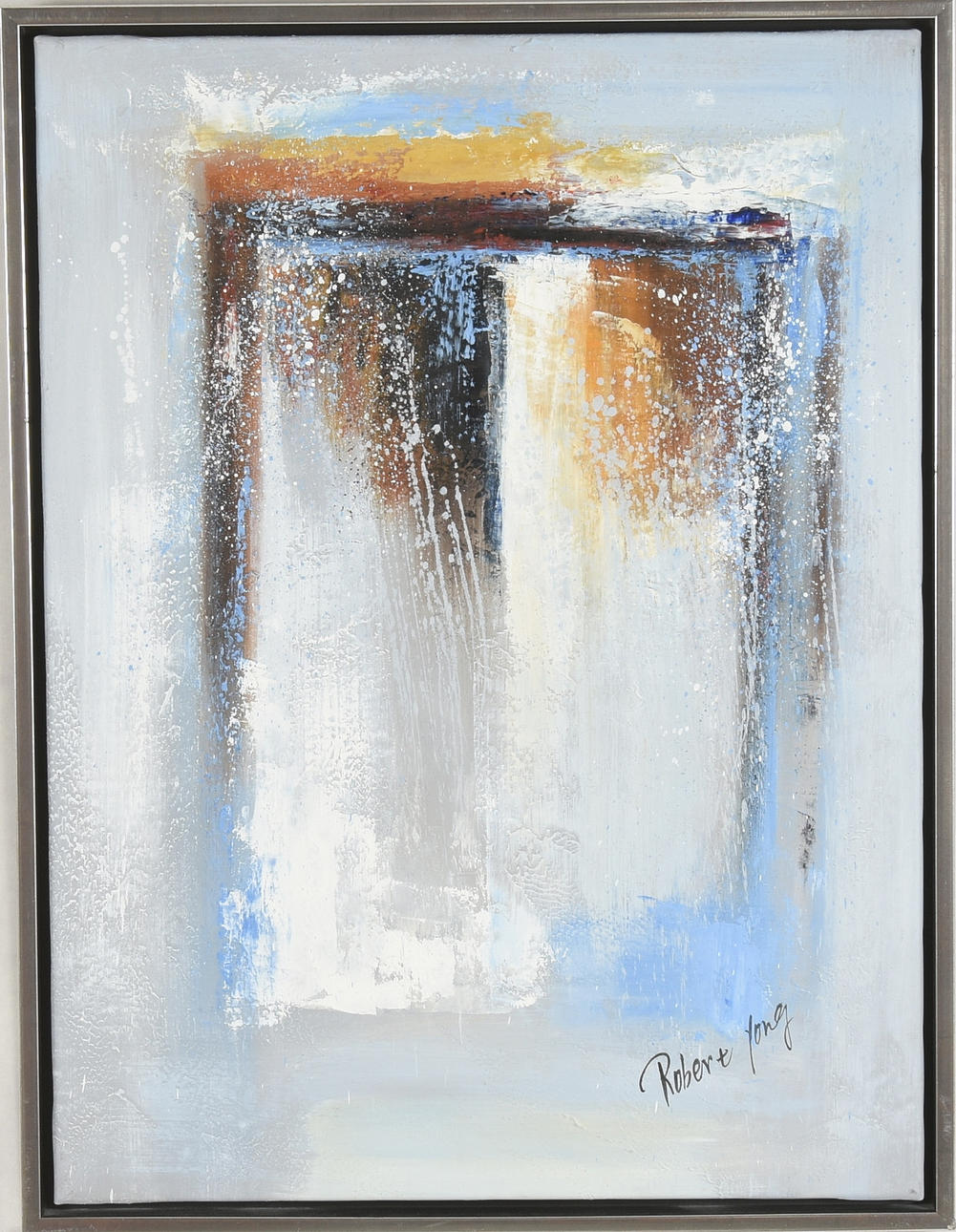 ROBERT YONG. Óleo sobre lienzo.