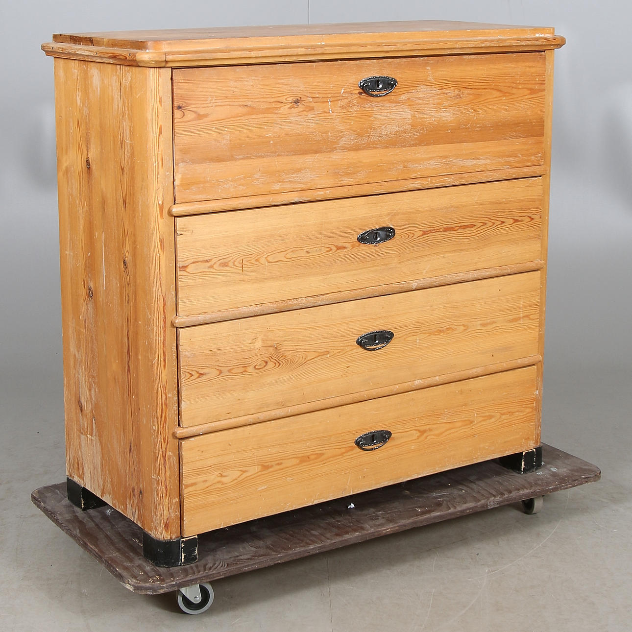 ESCRITORIO FLAP, pino. Siglo 19.