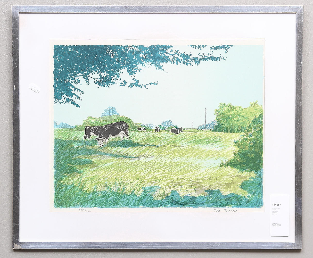 OLLE BERLIN. Lithograph, signed and numbered 338/360.