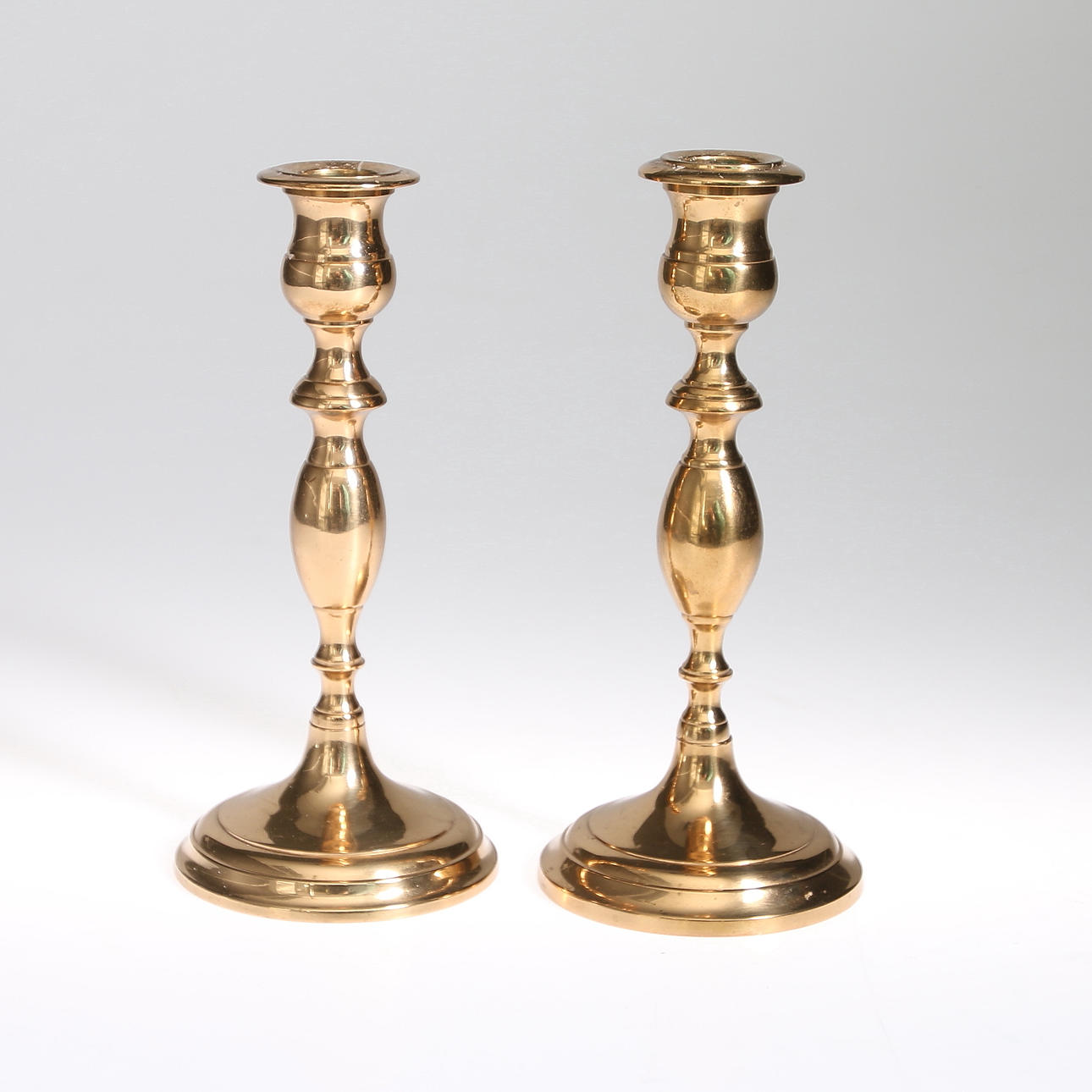 LJUSSTAKAR, 1 par, malm, 1986.