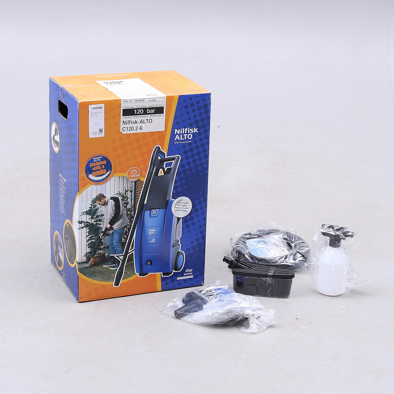 HØJTRYKSVASKERE, Nilfisk C120.2-6.