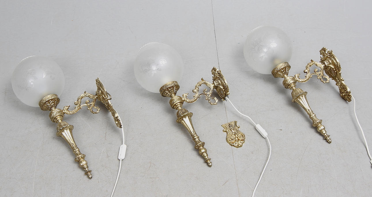 LAMPETTER, 3 st, 1900-talets andra hälft.