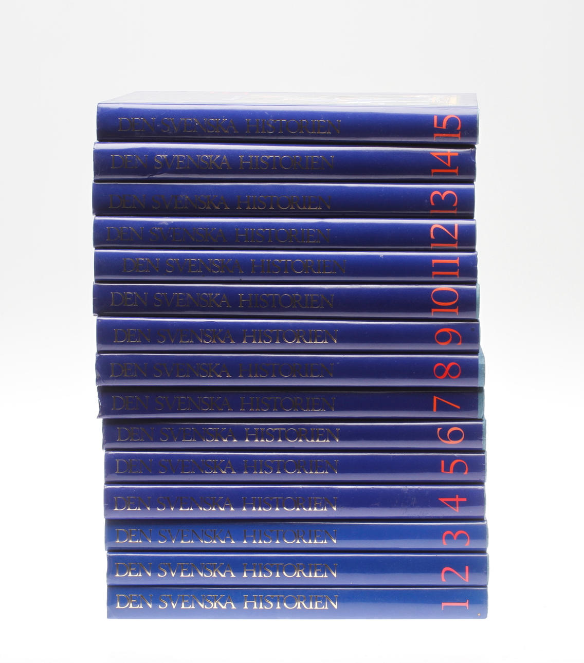 BÖCKER, 15 st, "Den Svenska Historien", Albert Bonniers bolag.