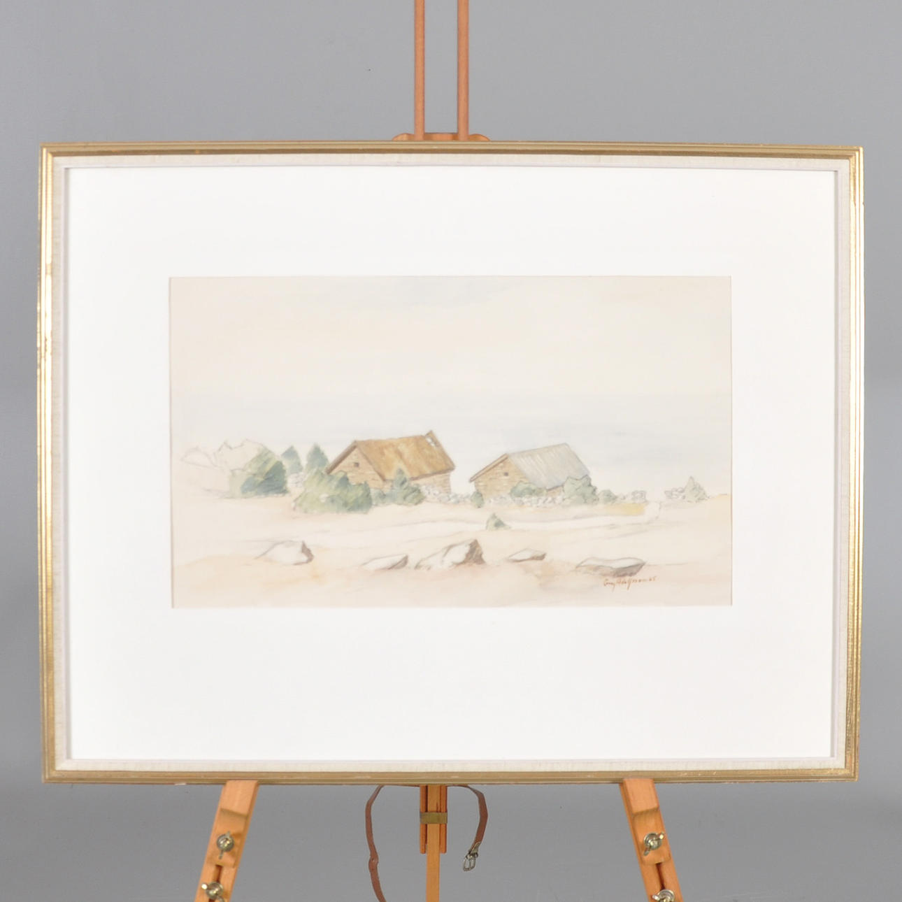 CONNY ADOLFSSON Akvarell "Öland".