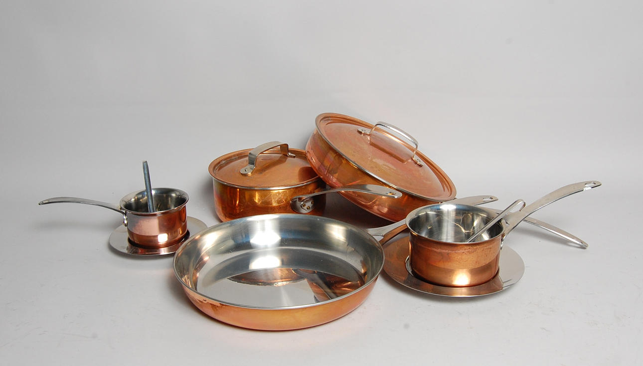 TRAKTÖRPANNOR, FAT, SLEVAR, 11 delar, Norge.