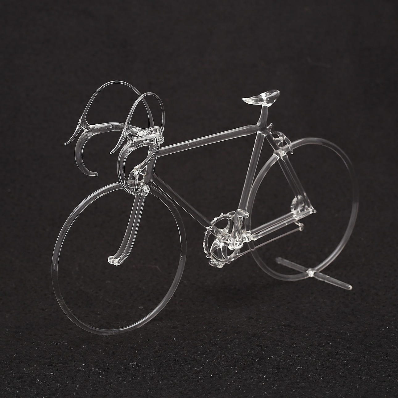 FIGURIN, cykel, glas.