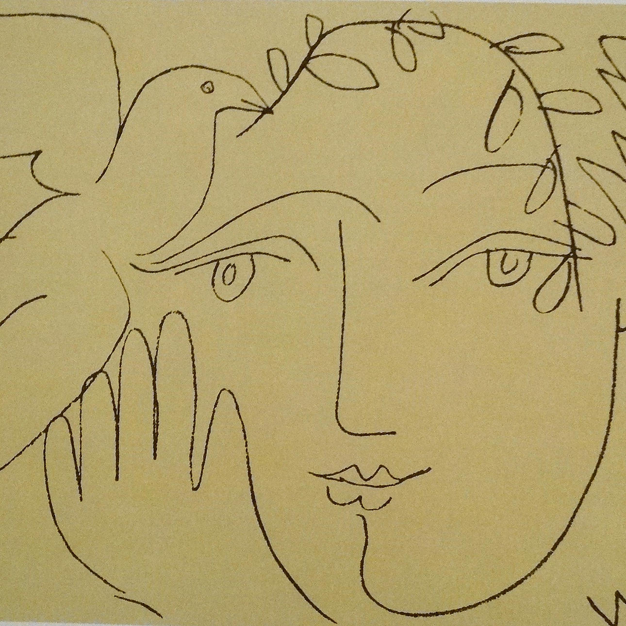 PABLO PICASSO. El rostro de la paz, Offset, 1996.