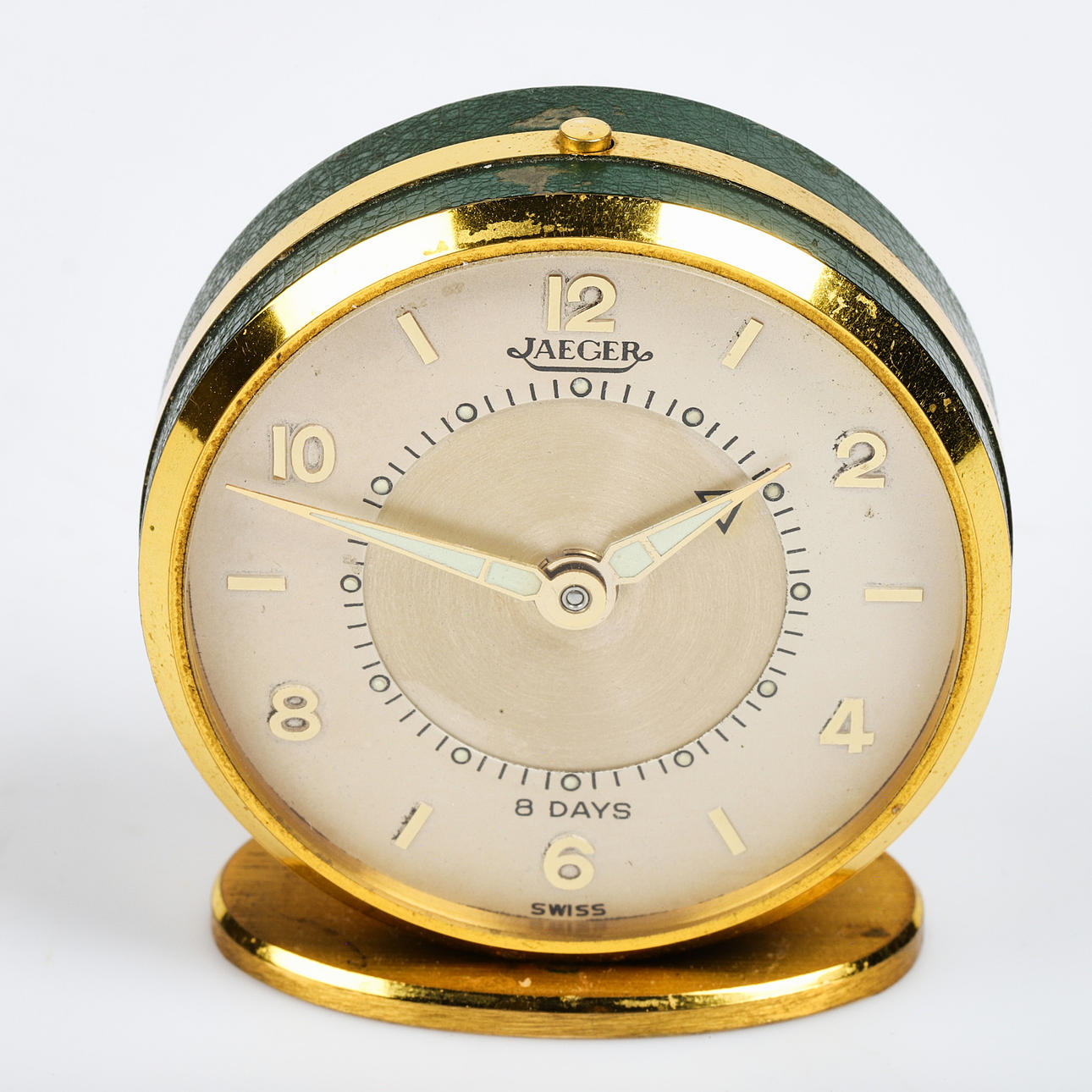 TRAVEL ALARM CLOCK, Jaeger, mid 190s.