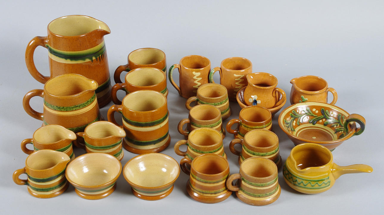 SERVISDELAR, keramik, Hans-Erik Rosenkvist, Lerberget.