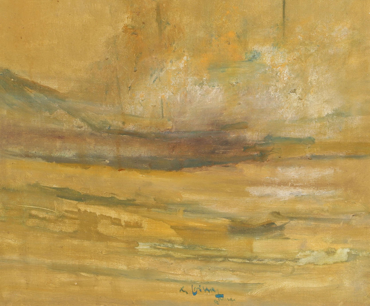 BO ERIKSSON. Landscape, oil on canvas, signed.