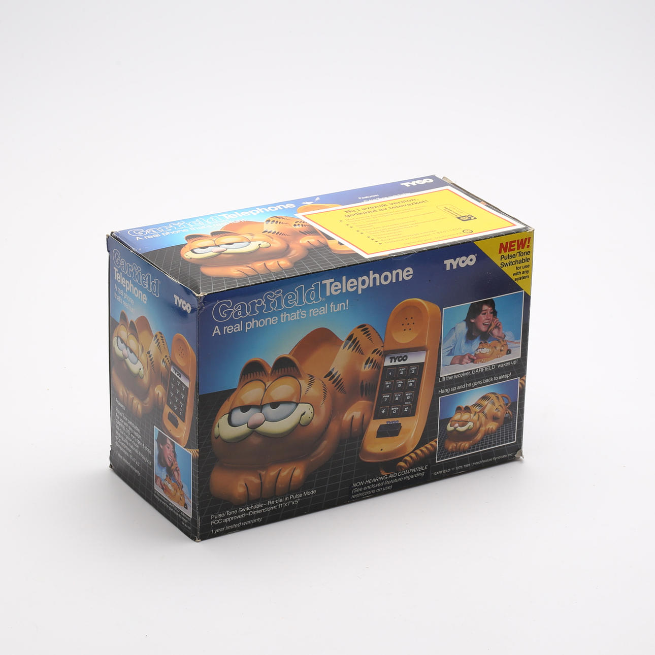 TELÉFONO, "Teléfono Garfield", Tyco, años 80.