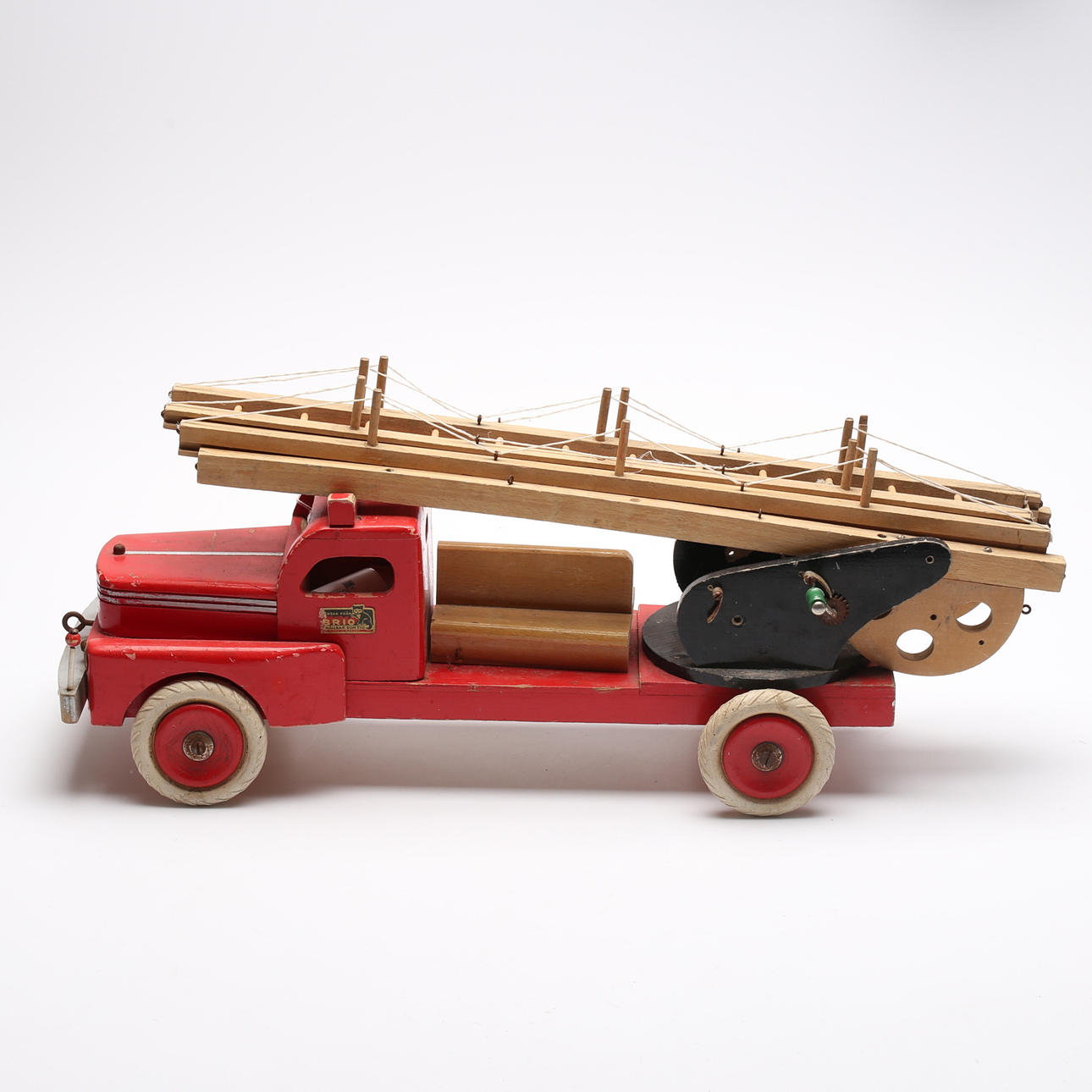 LEGETØJ, træ, Brandbil, Brio.