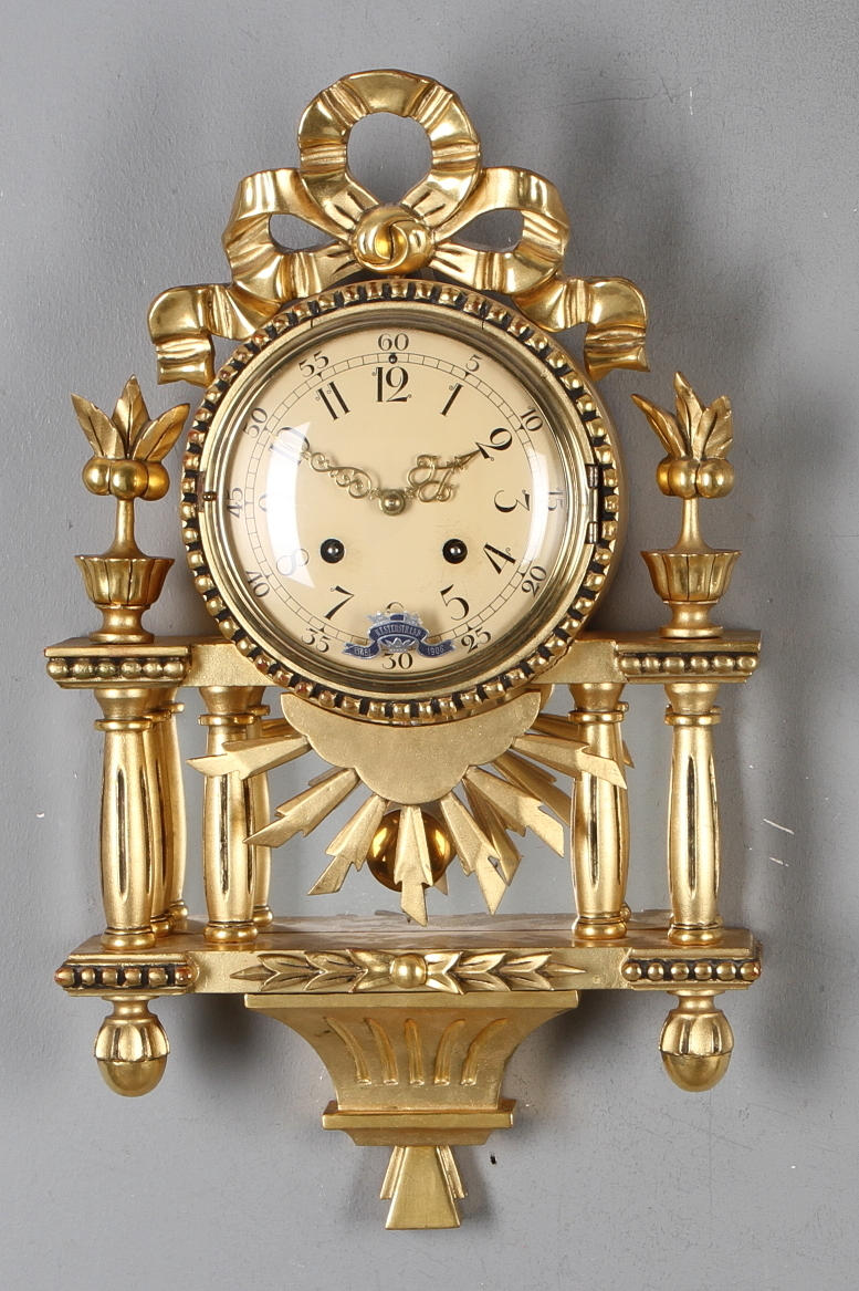 VÄGGPENDYL, etikettmärkt Westerstrand, 1900-tal.