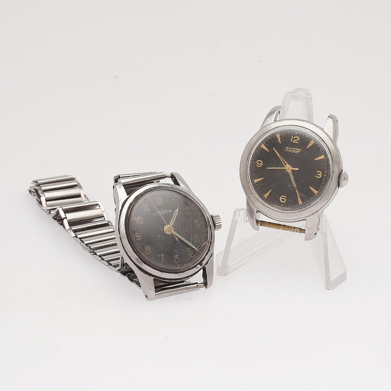 ARMBANDSUR, 2 st, Lemania, Tissot.