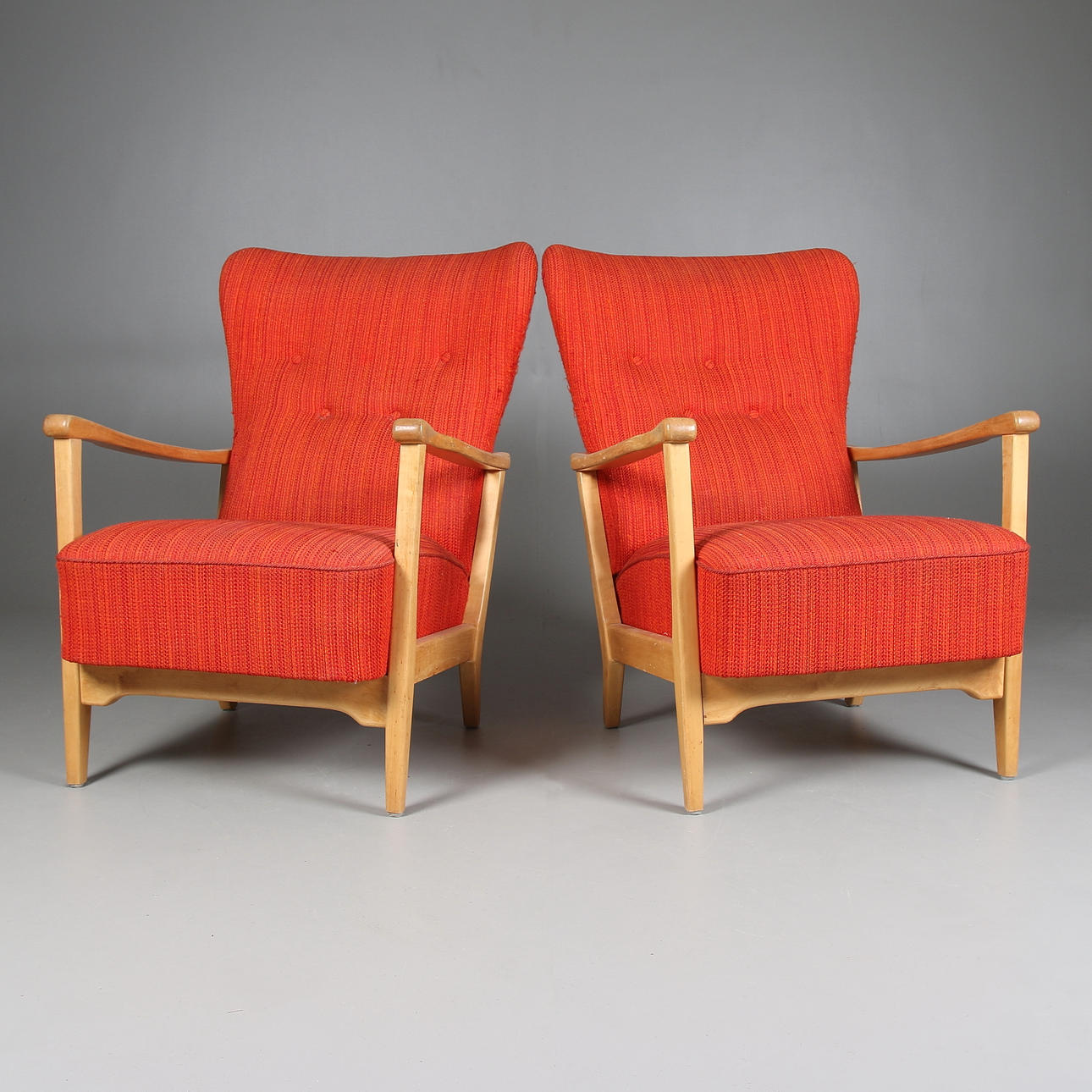 FÅTÖLJER, 1 par, Dux, 1940/50-tal.