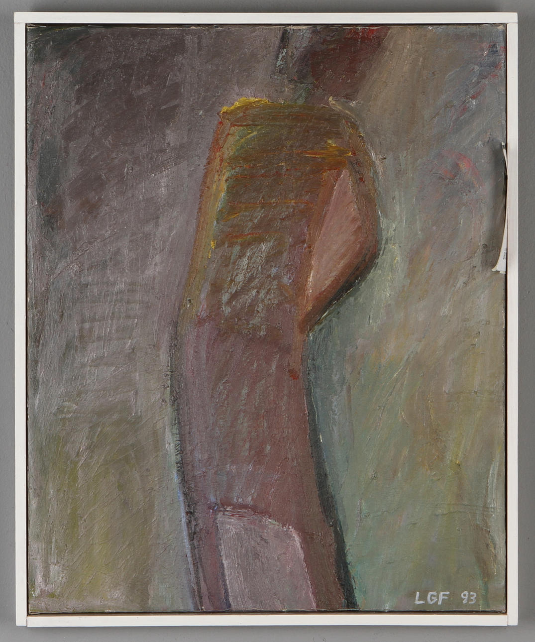 LILIAN GRANQUIST FRANSSON. Komposition, olja på duk, monogramsignerad och daterad 93.