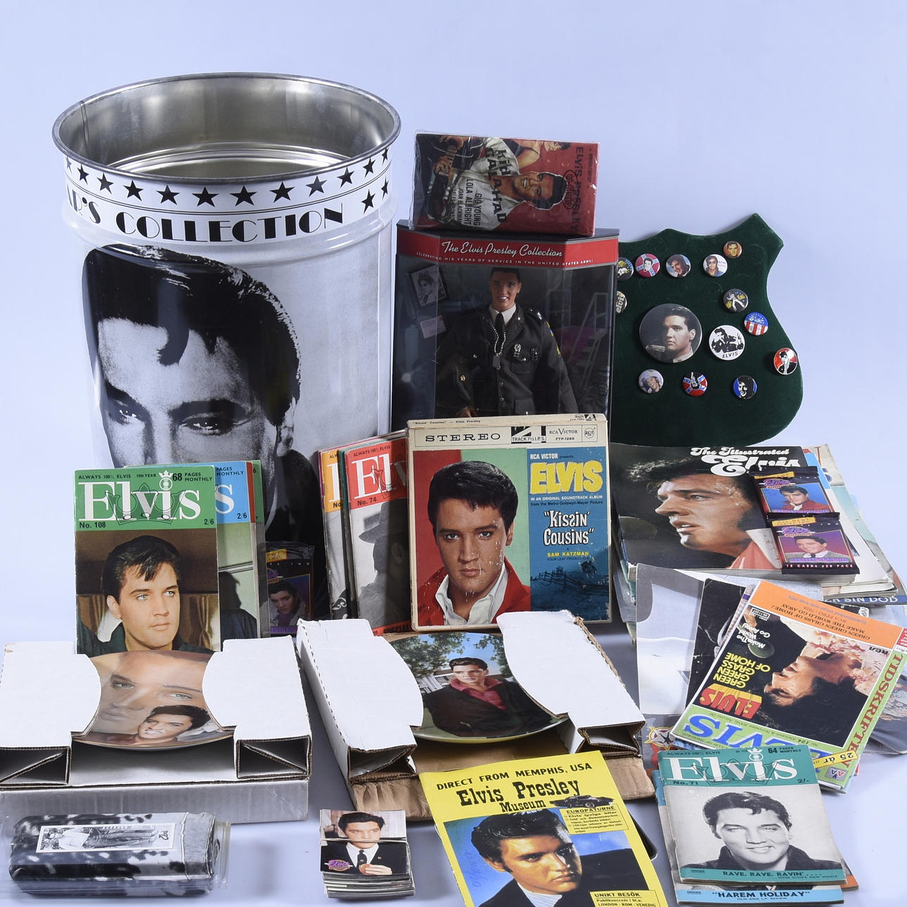 STORT PARTI SAMLARFÖREMÅL, Elvis Presley.