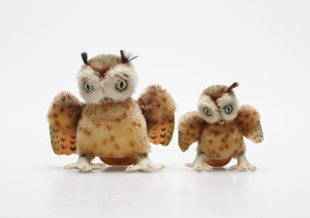 STEIFF, ugglor, 1950/60-tal.