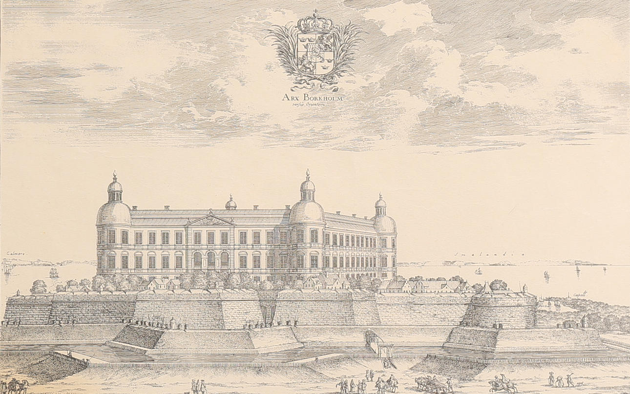 GRAPHIC SHEET, "Arx Borkholm versus Orientem".