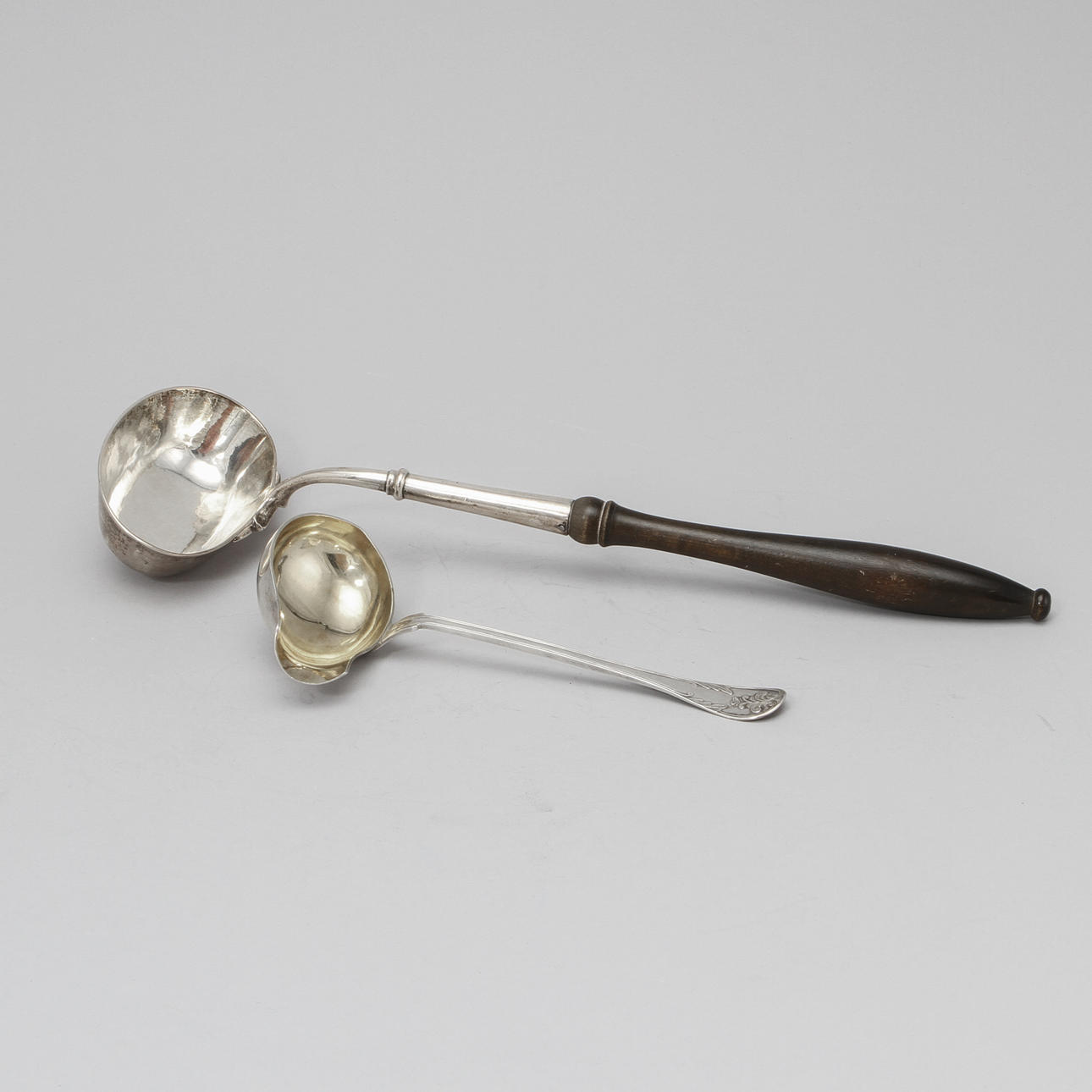 SLEVAR, 2st, silver, 17-1900-tal, totalvikt 213g.