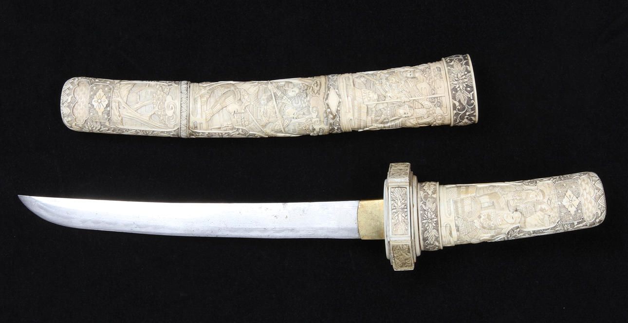 TANTO, benarbete, Japan, Meiji.