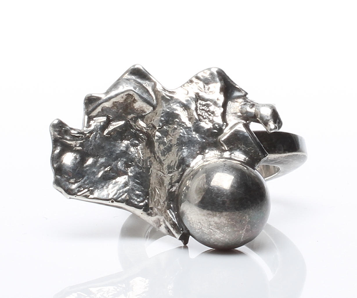 RING, silver, Rolf Karlsson, 1979.