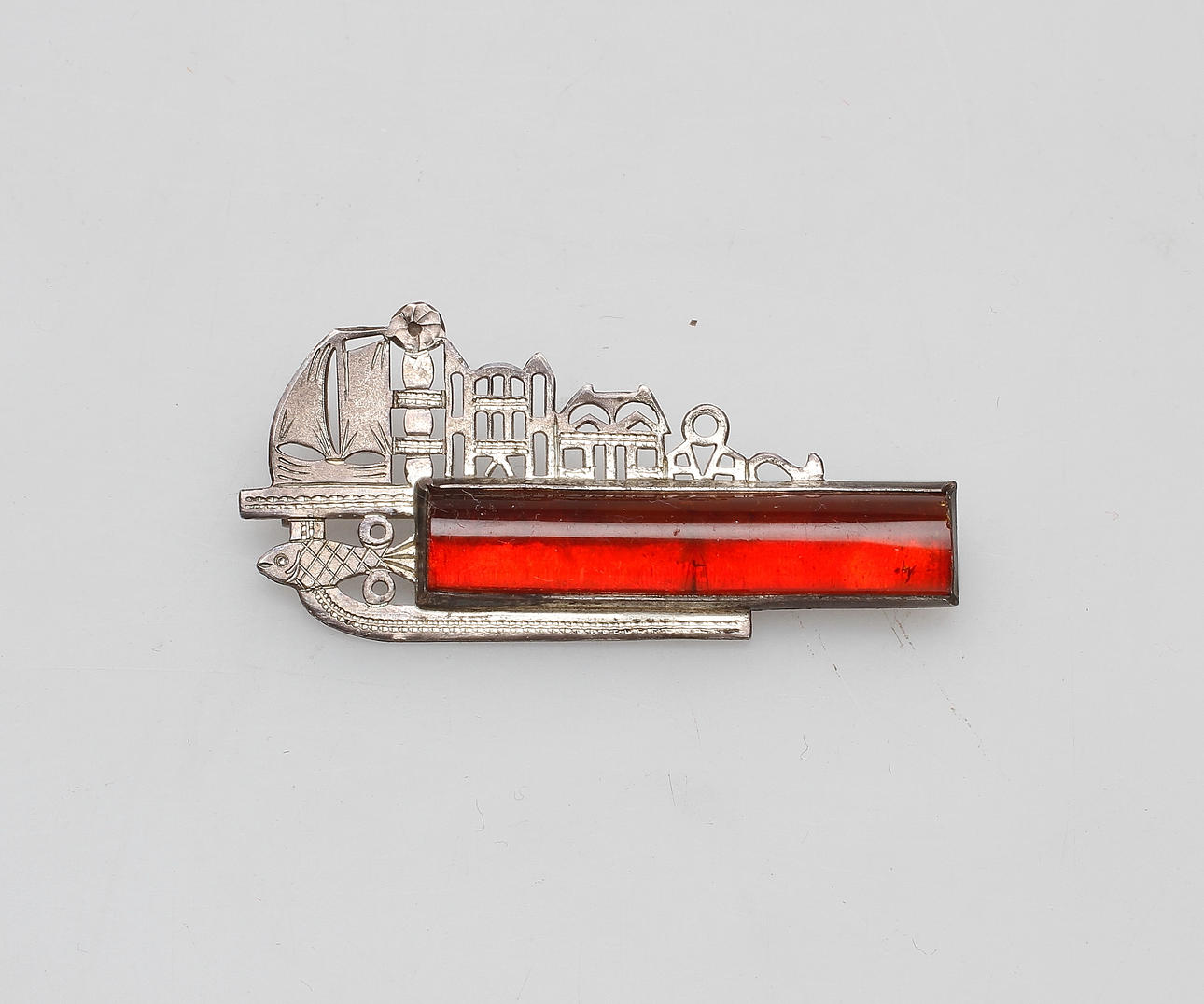 BROSCH, silver, Art Deco, 1930/40-tal, Tyskland.