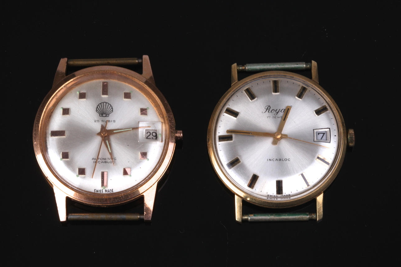 ARMBANDSUR, 2 st, varav ena 18k guld.