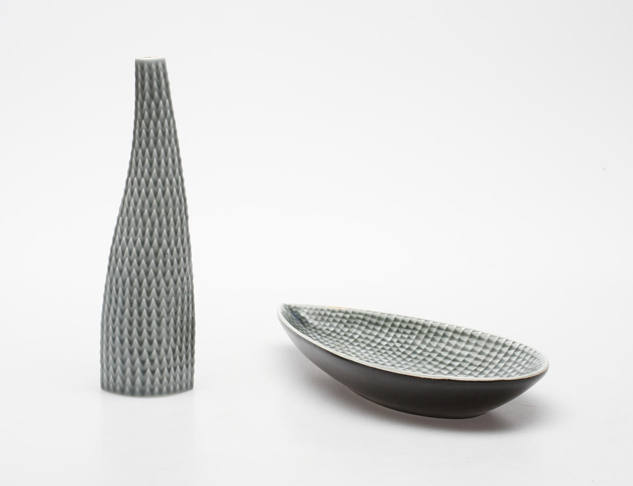 VAS samt SKÅLFAT, "Reptil", Stig Lindberg, Gustavsberg.