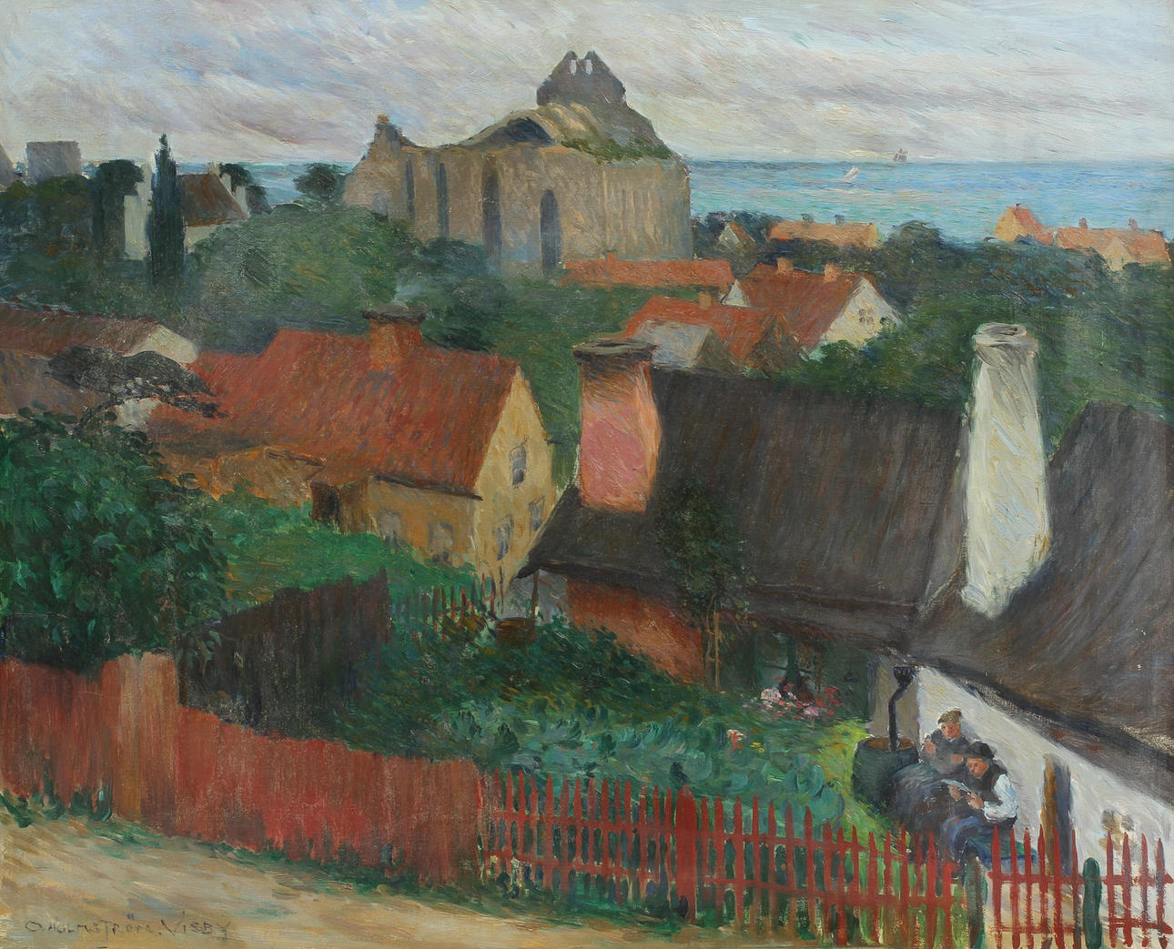 OTTO HOLMSTRÖM(1866-1915), olja på duk, sign.