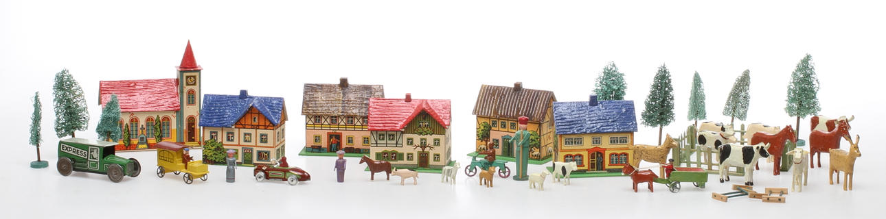 MINIATYRLEKSAKER, PENNY TOY, ERZGEBIRGE med mera.