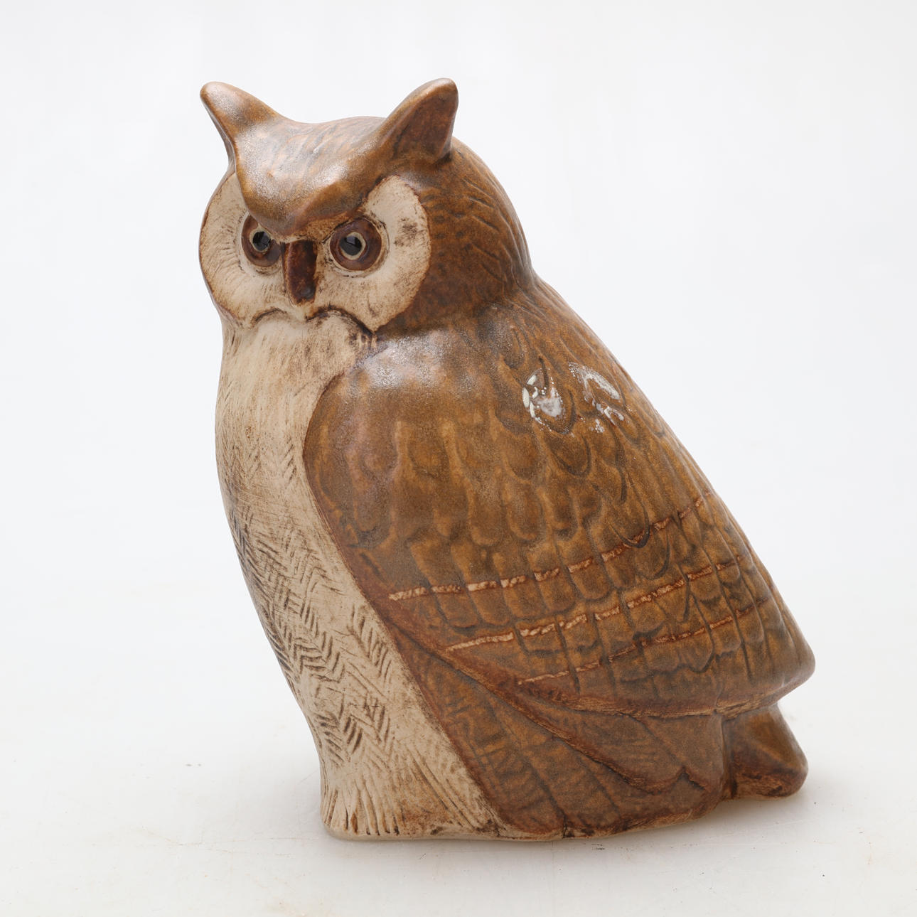 LISA LARSON. figurine, ceramic, owl, JIE.