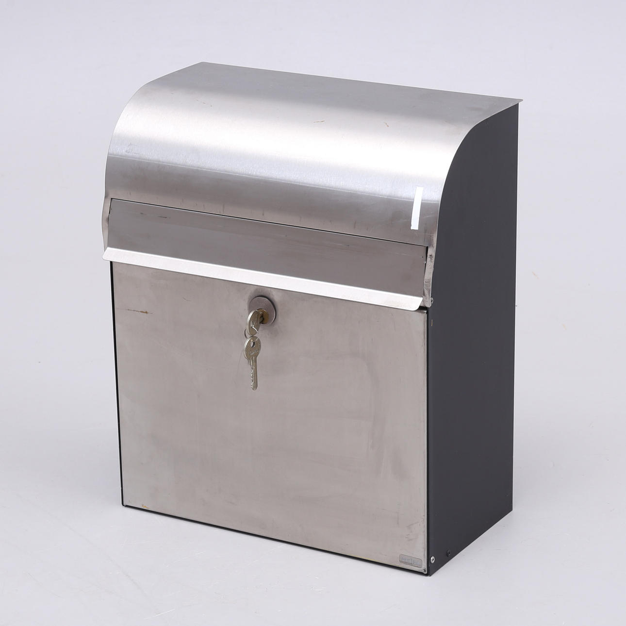 POSTLÅDA, rostfri med lås.