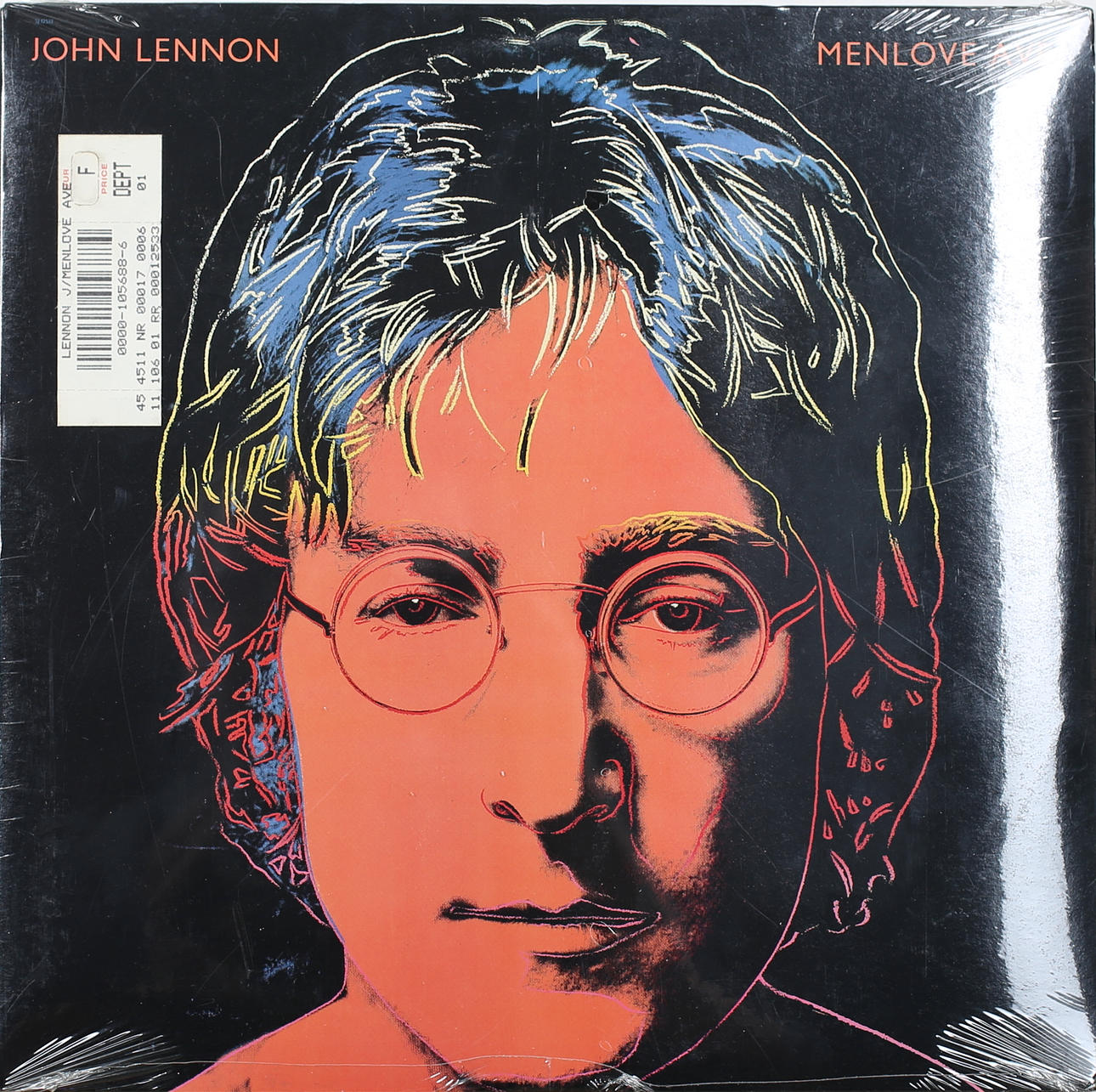 ANDY WARHOL. LP omslag nr 49, Menlove Ave 1986.