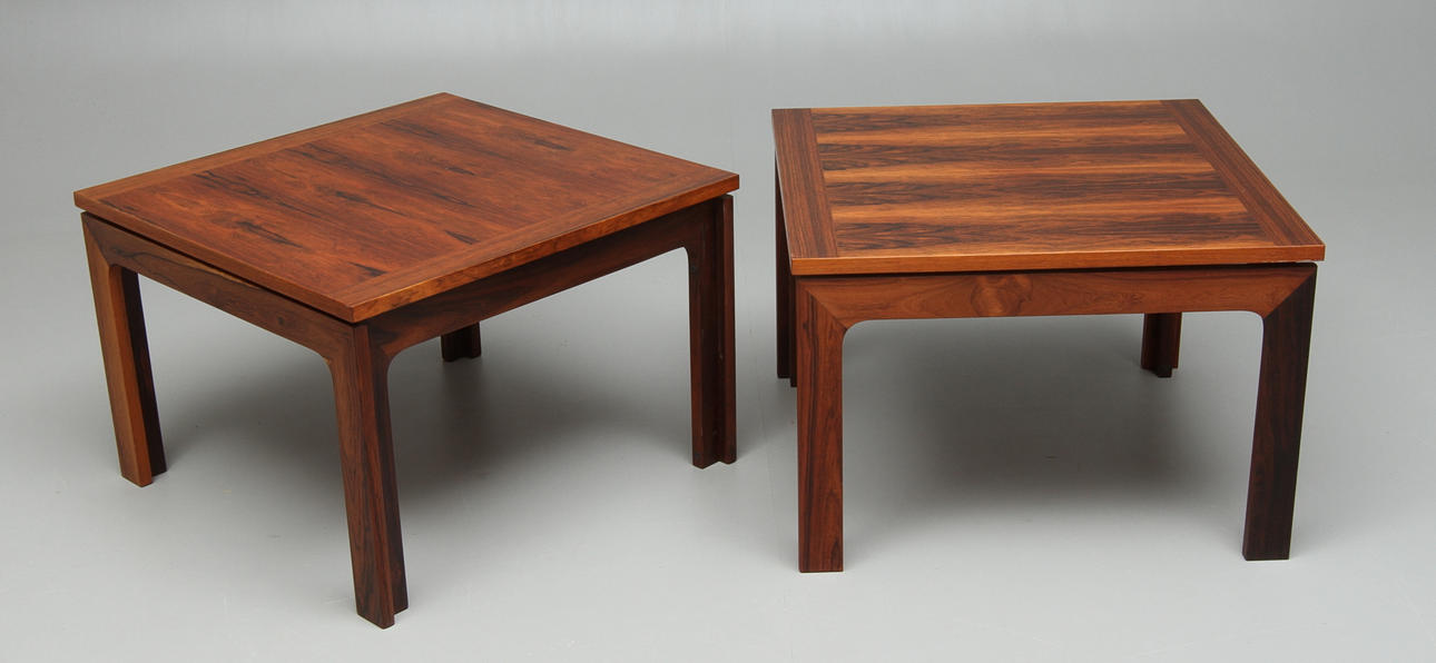 SOFFBORD, 1 par, palisander, 19/2000-tal.