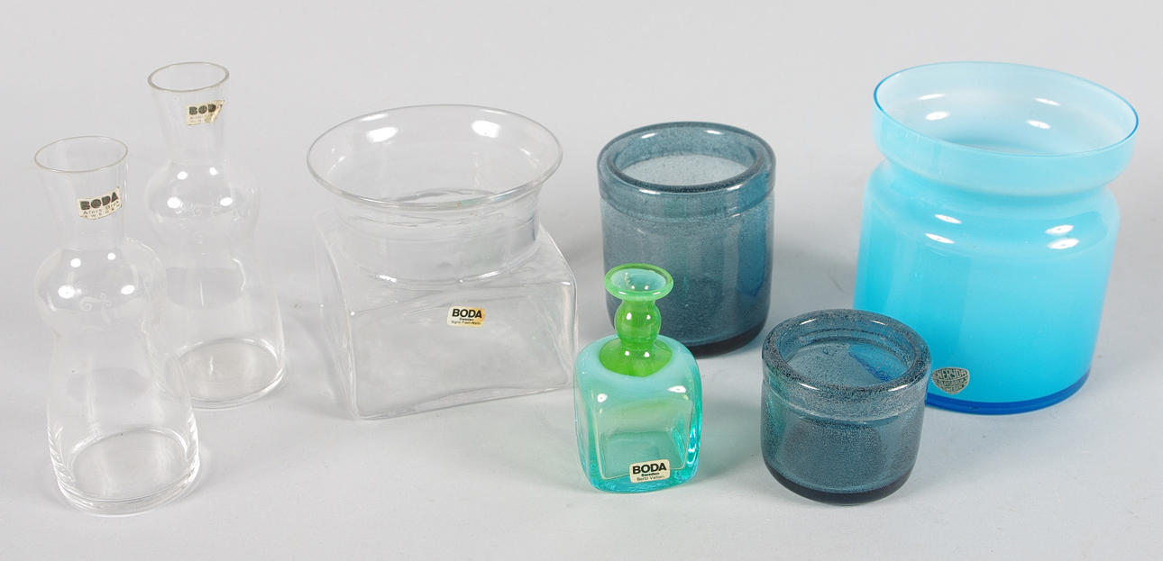 FLASKOR, BURKAR MM, bl.a. Boda.